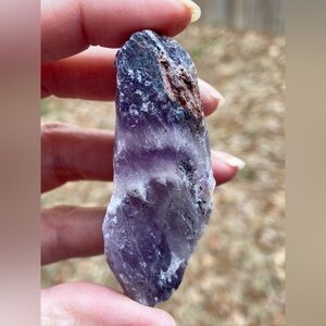 7 Raw Chevron Amethyst Crystal Stones for Manifesting, Meditation, Prayer, Decor